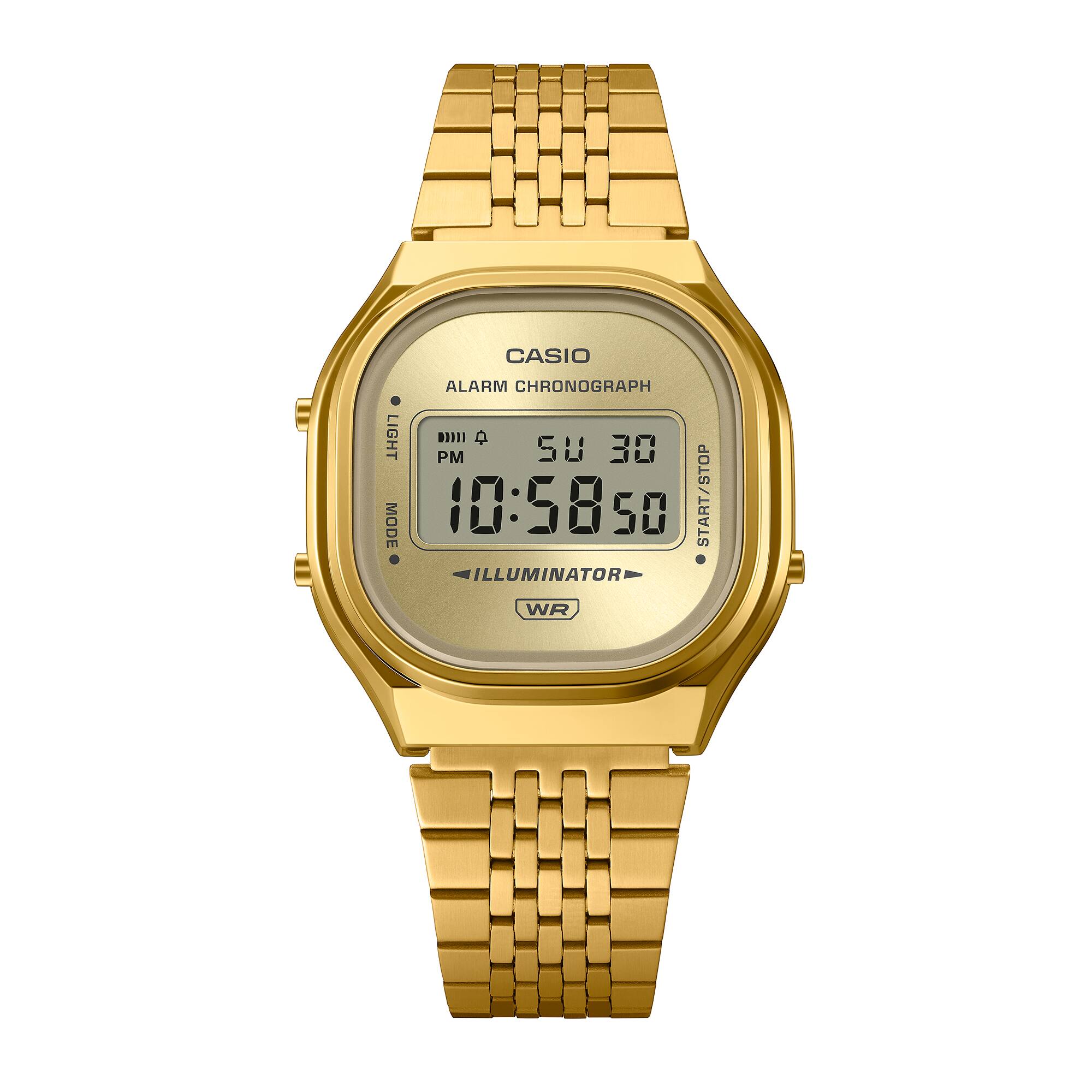 Casio Vintage Digital Gold-Tone Unisex Watch A140WEG-9A