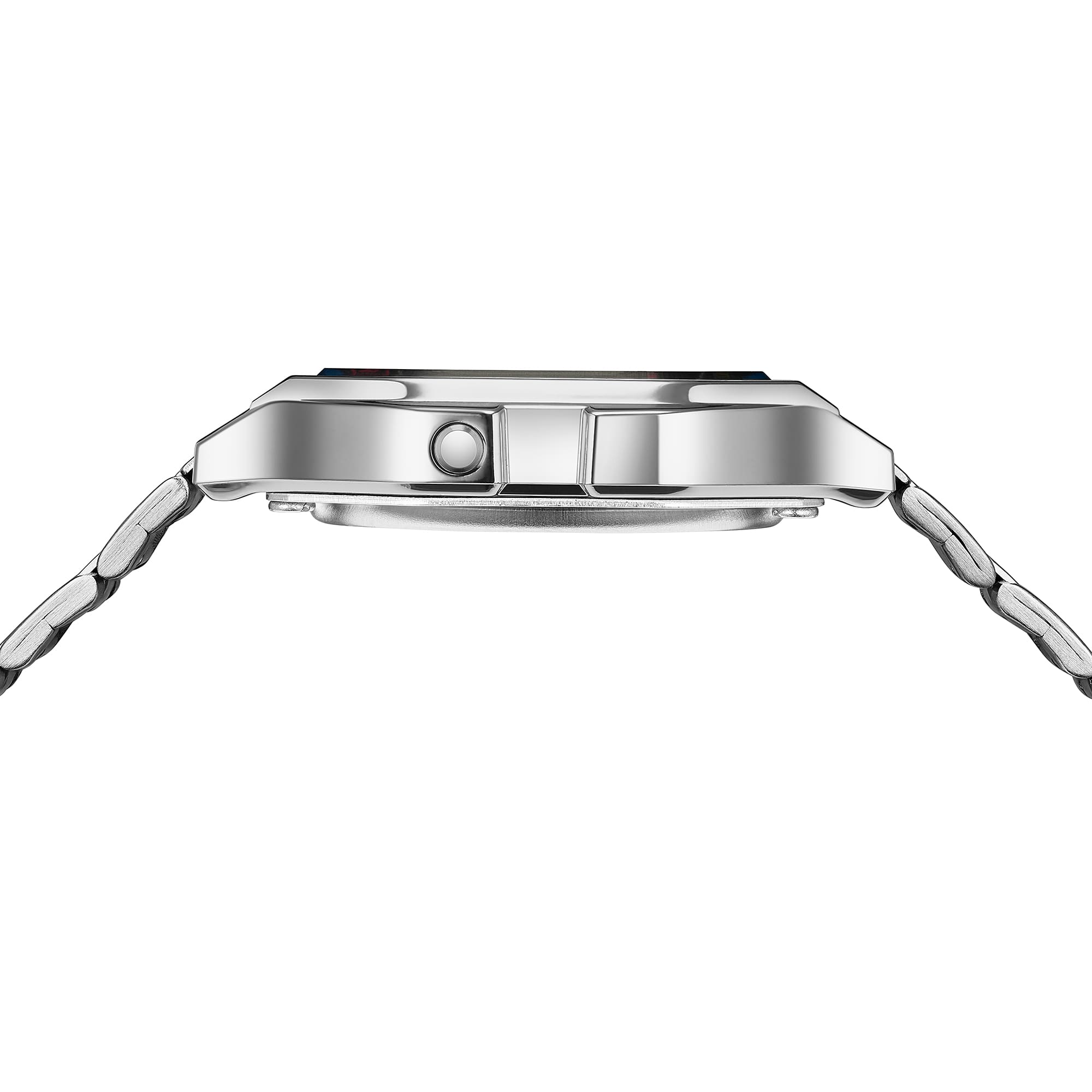 Casio Stainless Steel Digital Silver Dial Watch A158WA-1A