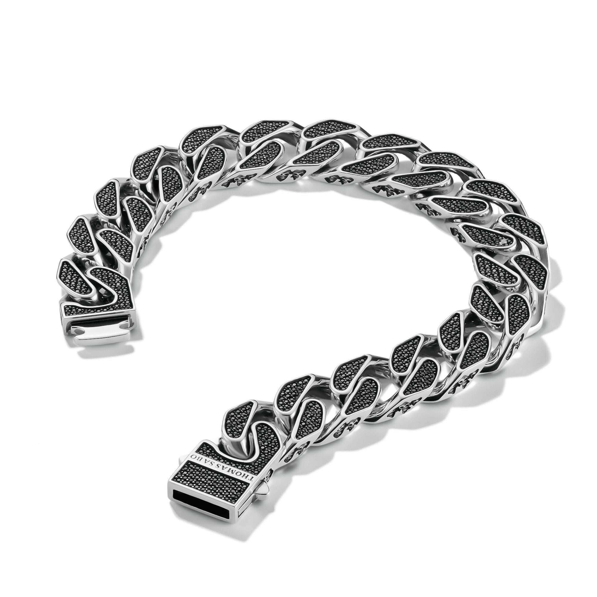 THOMAS SABO Black Pavé Bracelet Rebel Icons