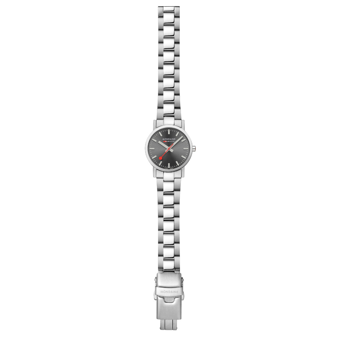 Mondaine Classic Silver Stainless Steel 30 mm Watch A658.30323.80SBJ