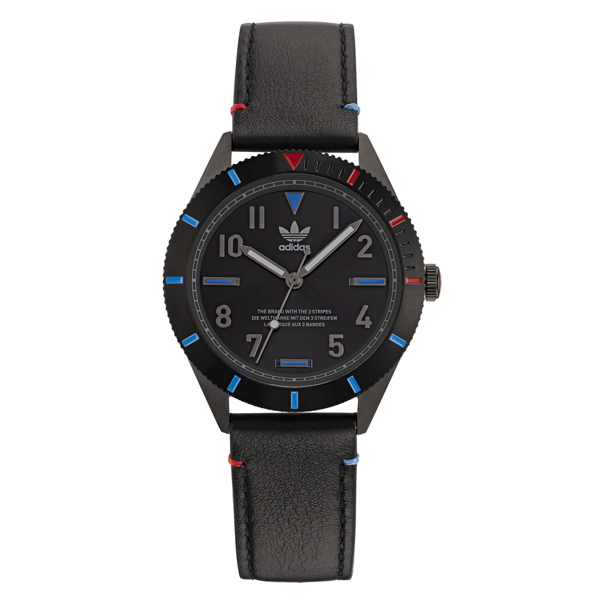 – Watch Dial Edition Adidas AOFH22506 Three Black Direct Watch Australia 41mm