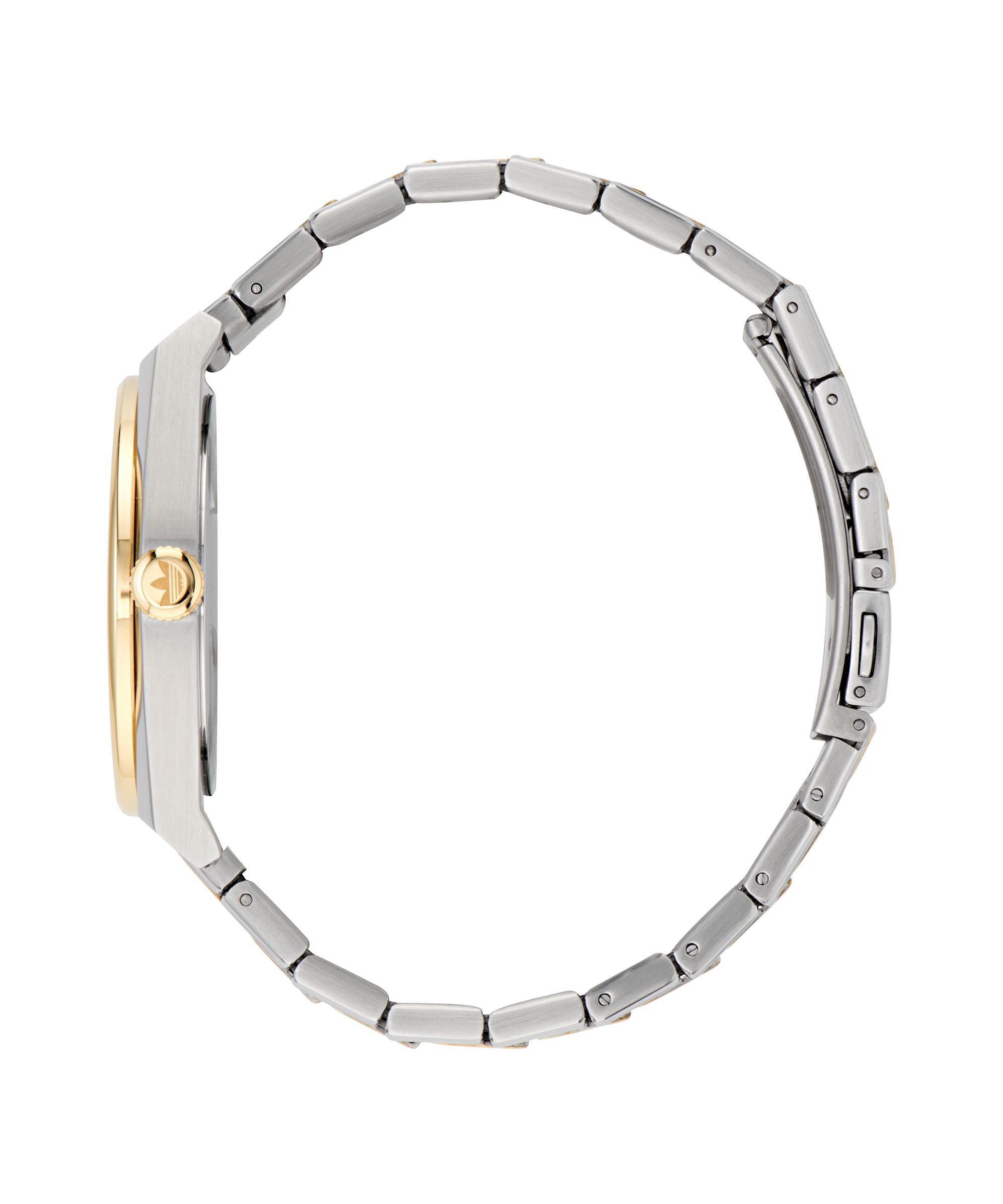Adidas Code Five 40mm Two Tone Stainless Steel Watch AOSY23542