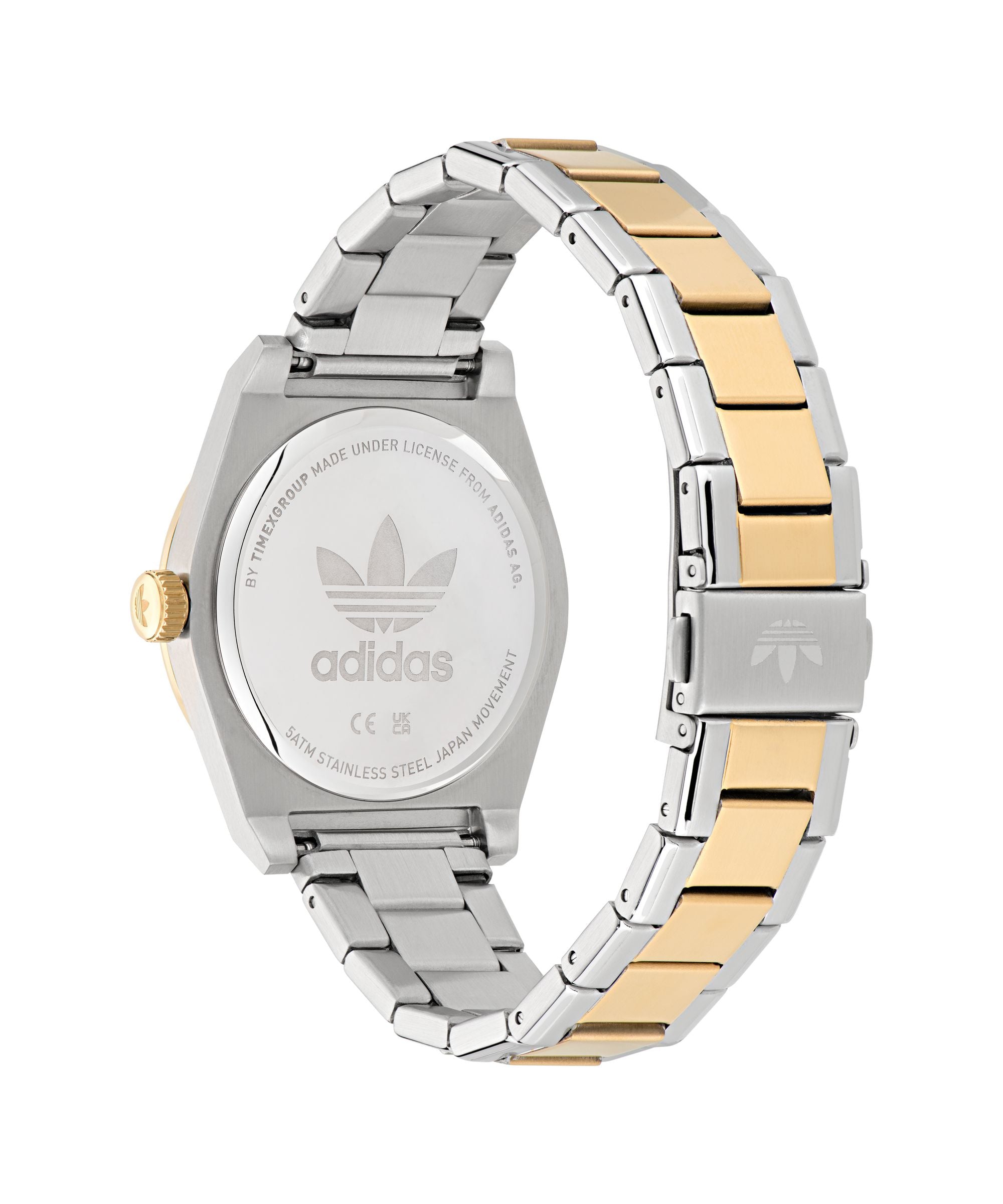 Adidas Code Five 40mm Two Tone Stainless Steel Watch AOSY23542