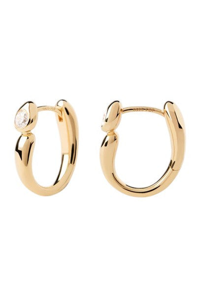 PDPAOLA Becca Hoop Earrings