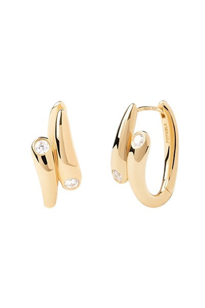 PDPAOLA Caramelle Hoop Earrings