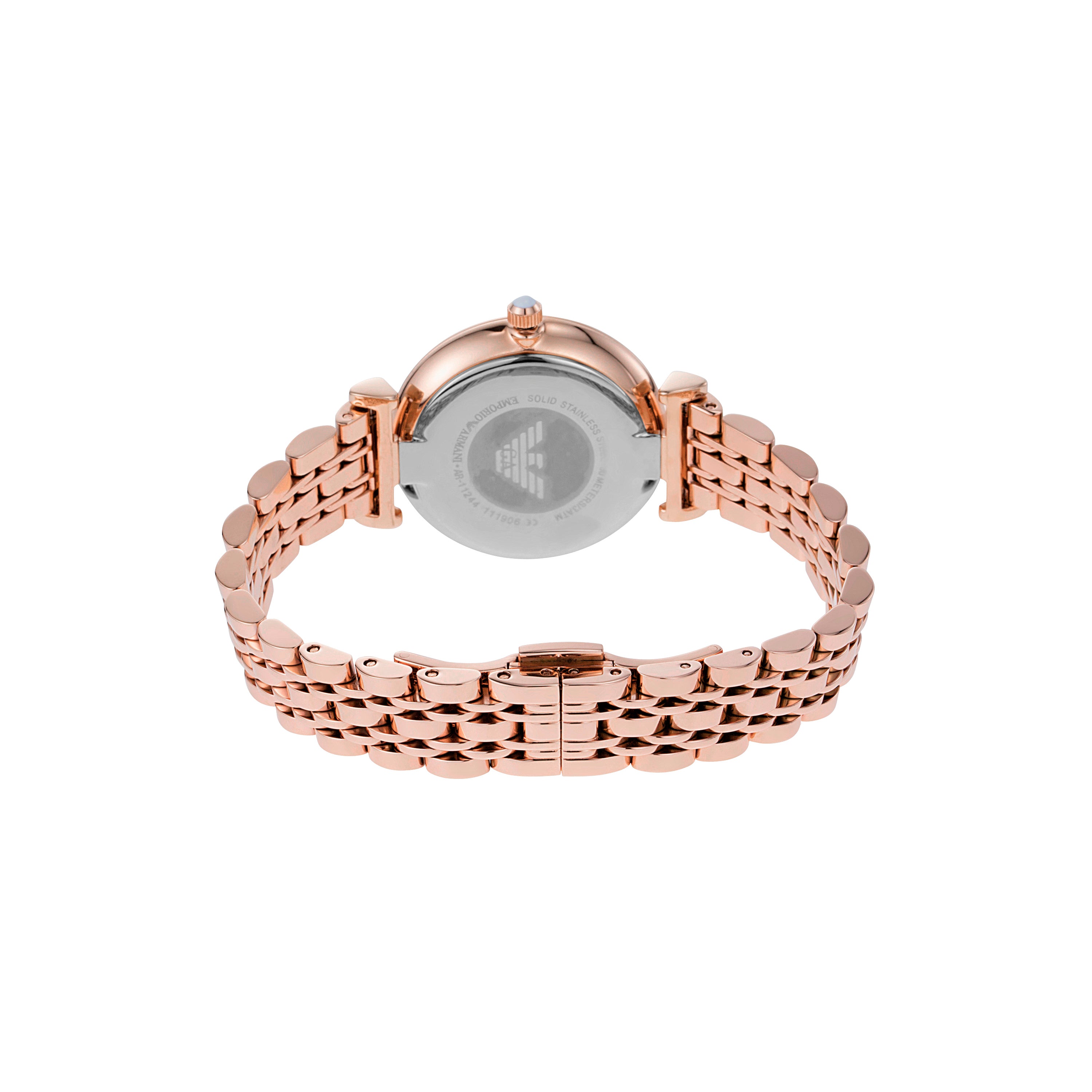 Emporio Armani Women's Rose Gold Stainless Steel Watch AR11244