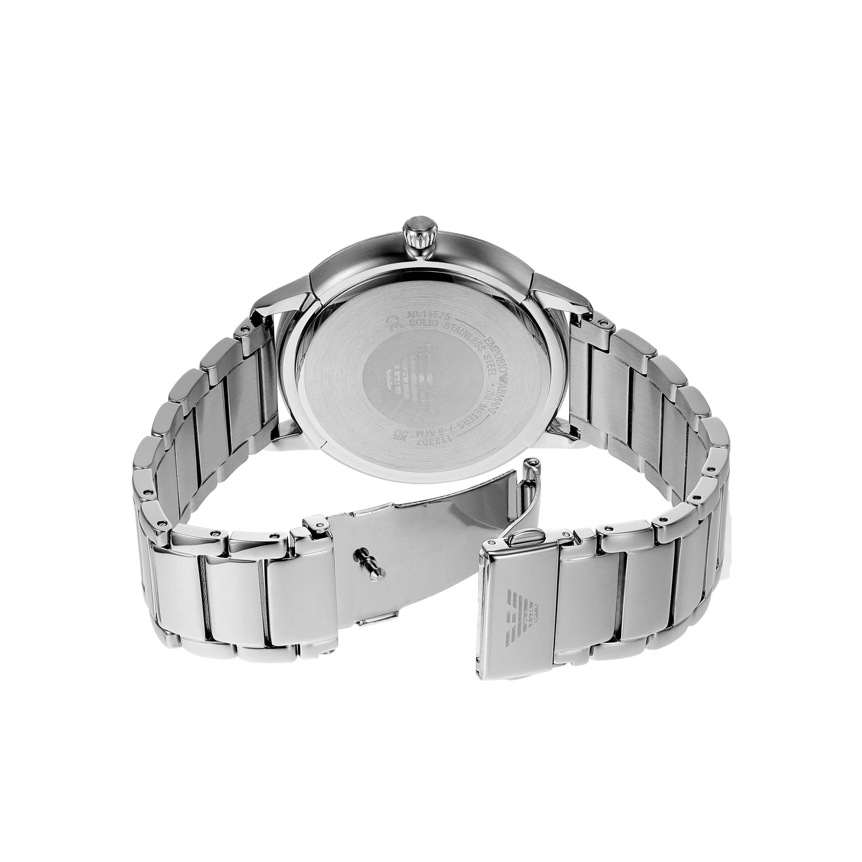 Emporio Armani Green Dial Stainless Steel Watch AR11575