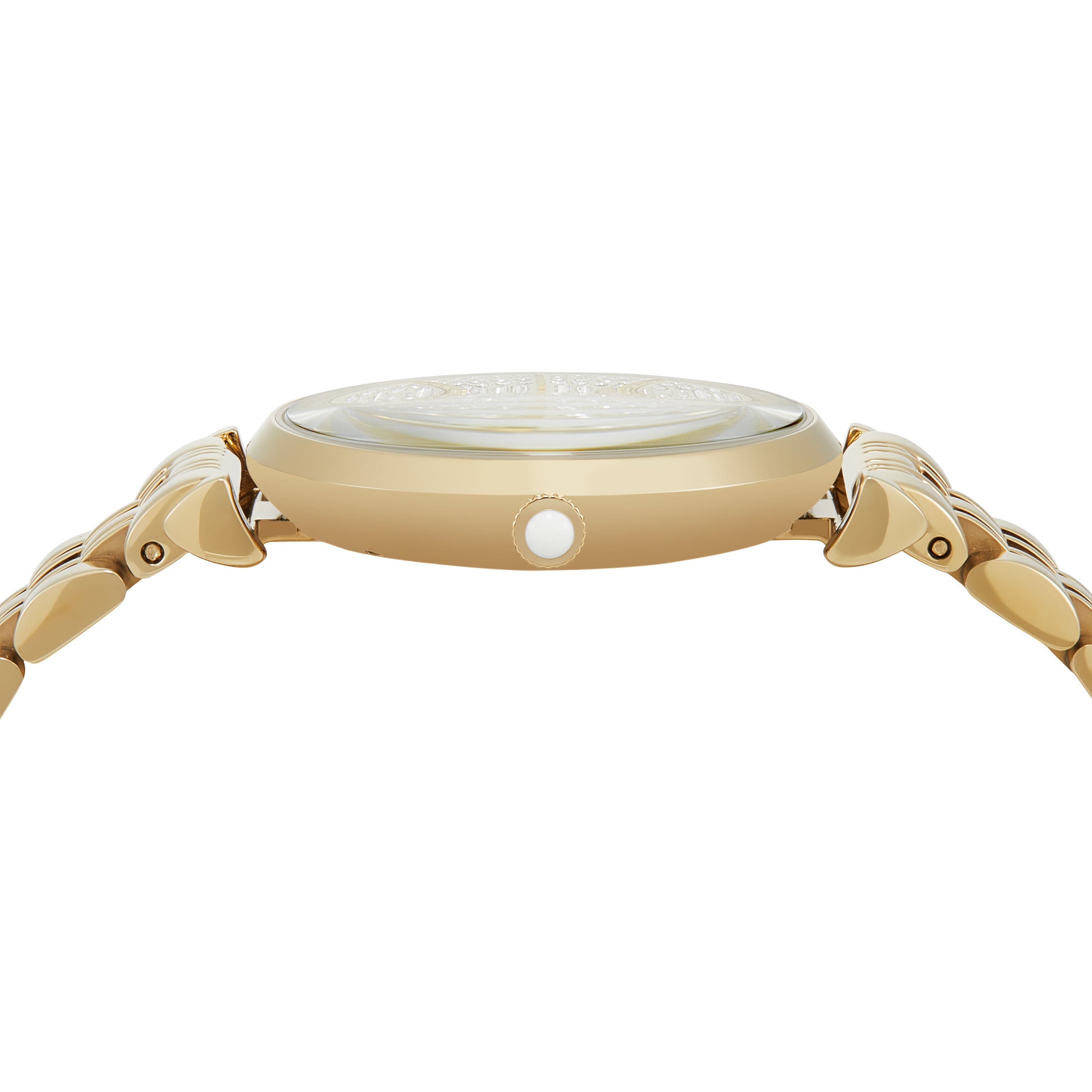 Emporio Armani Ladies Gold Watch Cream Dial Stainless Steel AR11608