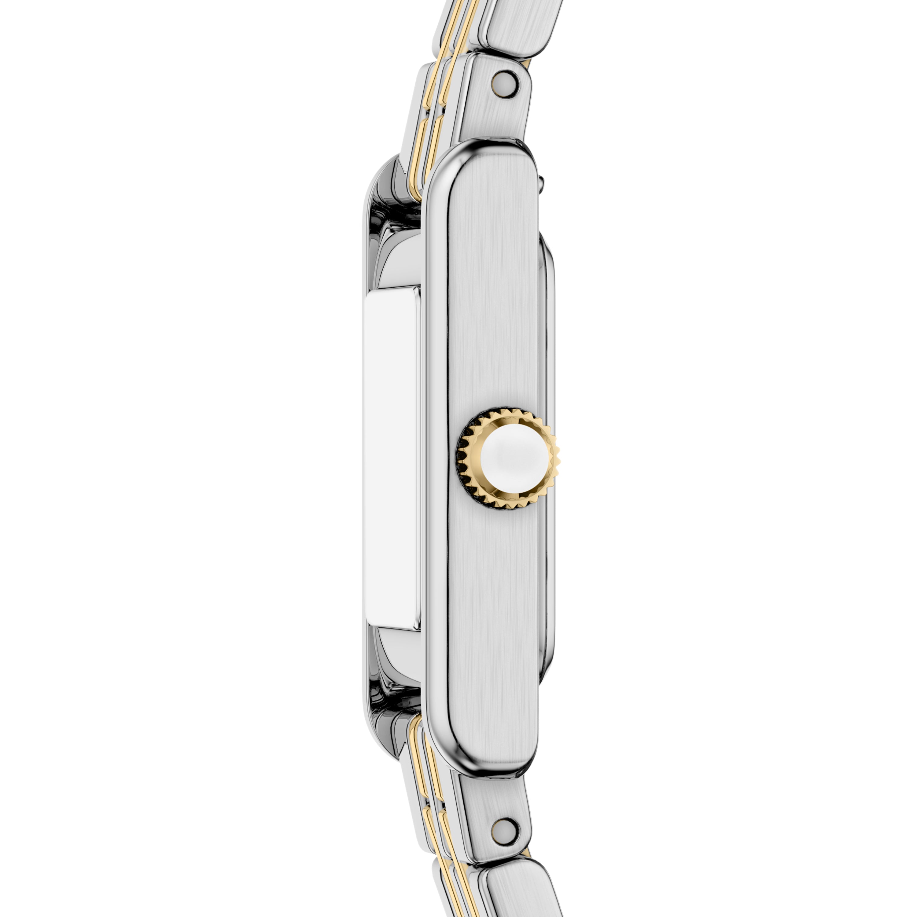 Emporio Armani White Dial Two Tone Stainless Steel Watch AR11763