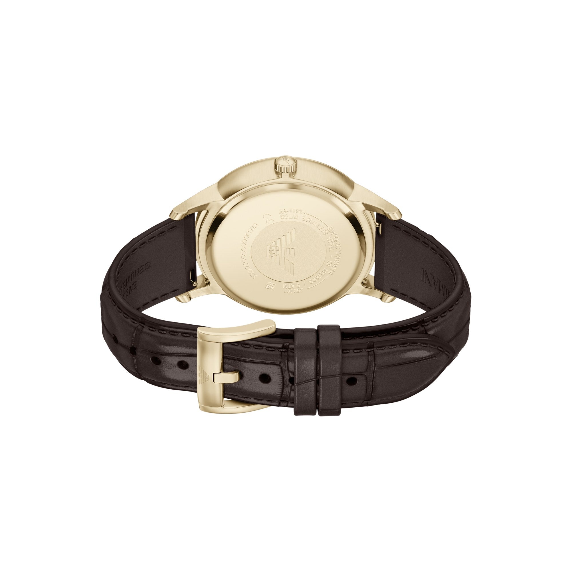 Emporio Armani men's watch, brown dial (view 5)