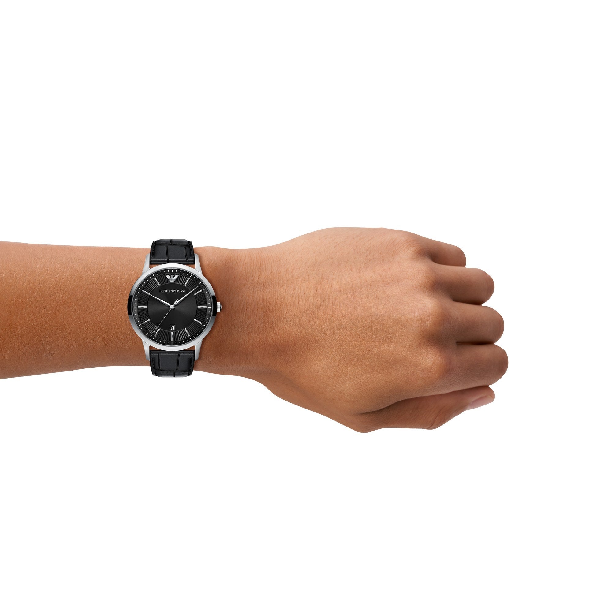 Emporio Armani men's watch, black dial (view 7)