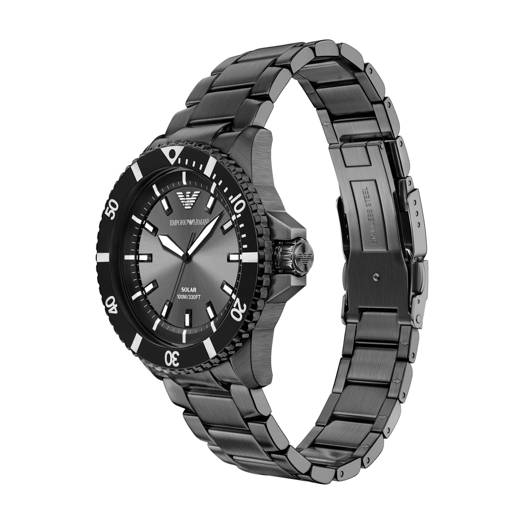 Emporio Armani men's watch, gray dial (view 3)