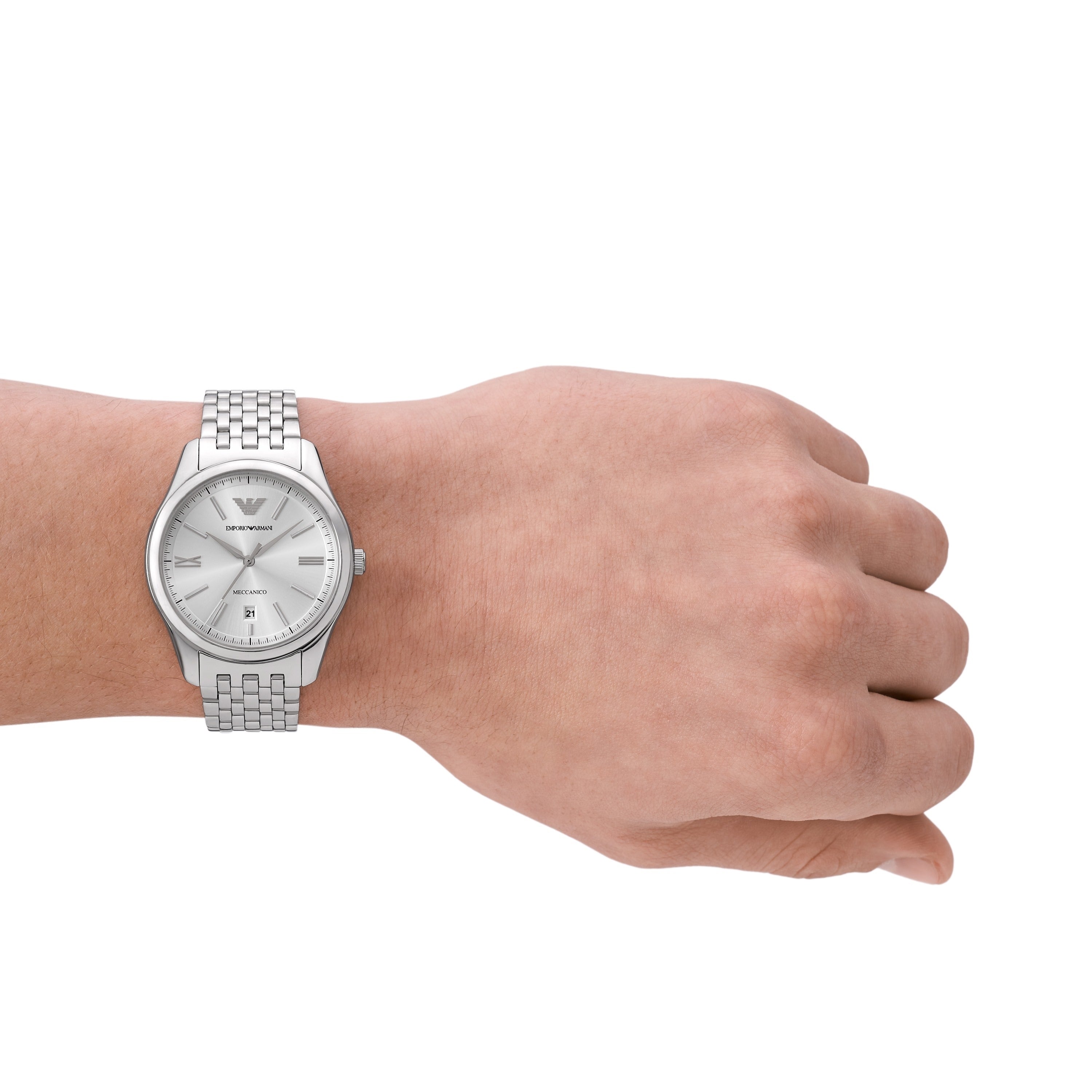 Emporio Armani Men's Luxury Sunray Dial Watch Stainless Steel AR60076
