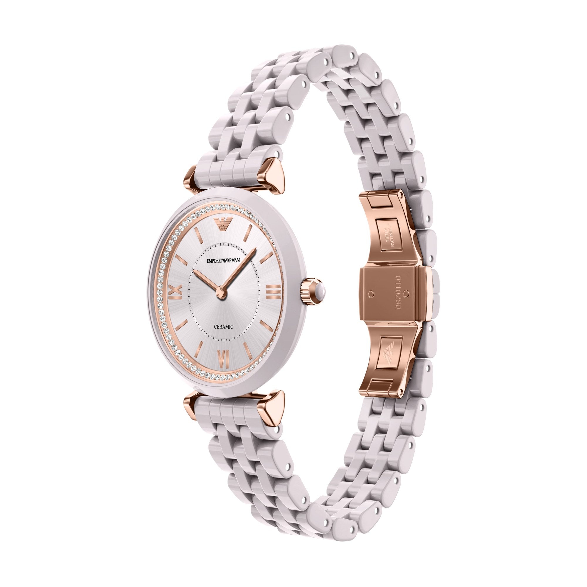 Emporio Armani women's watch, nude dial (view 3)