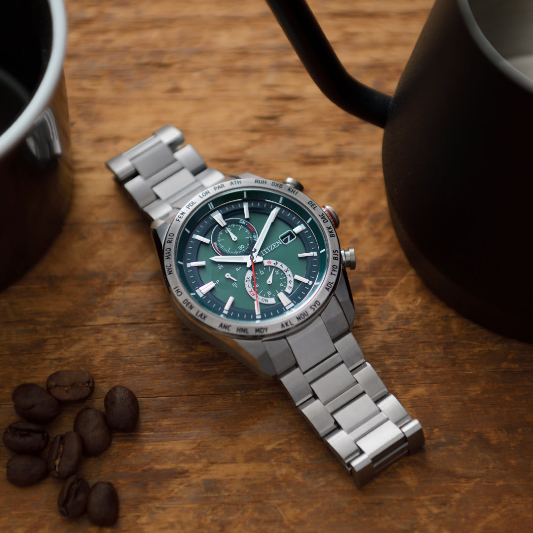 Citizen Attesa Radio Controlled Eco-Drive Titanium Watch AT8181-63W