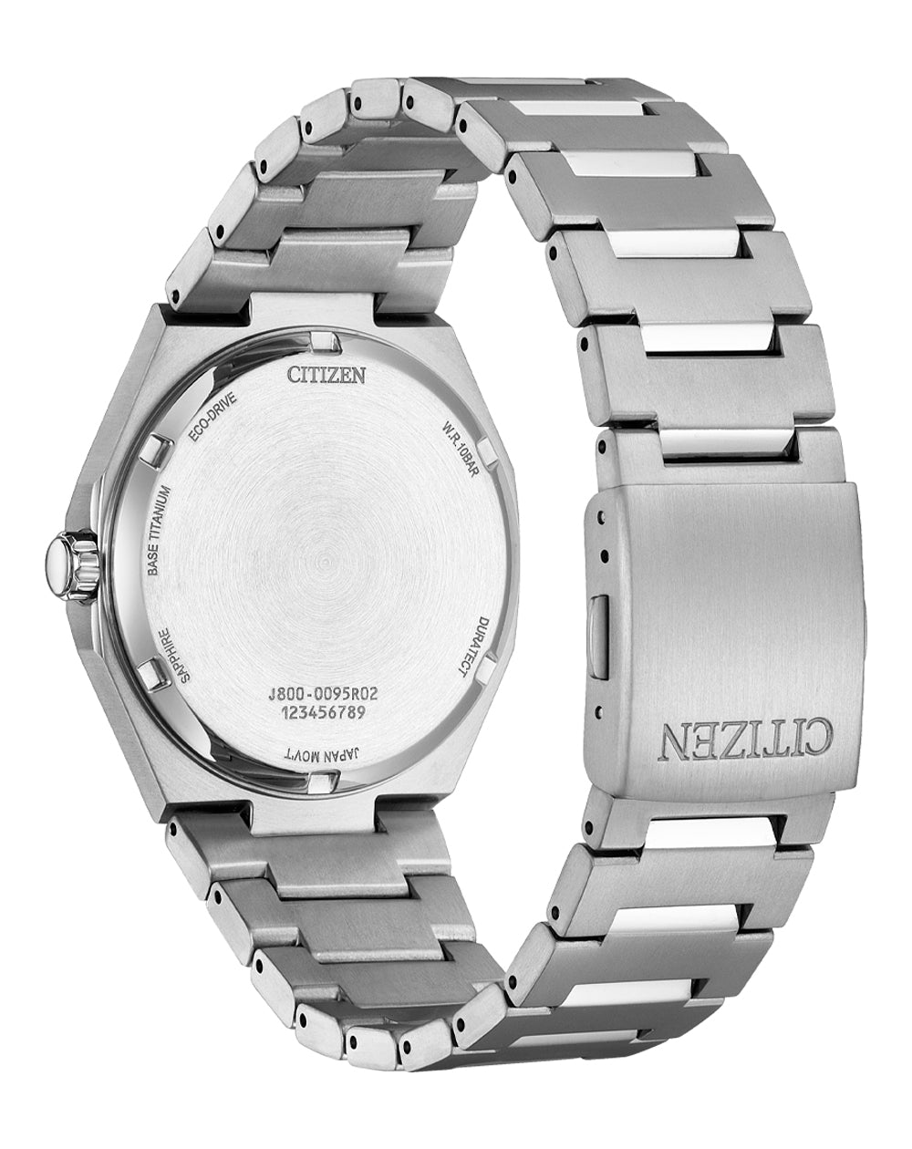 Citizen Eco-Drive Zenshin Three-hand White Dial Titanium Watch AW0130-85A
