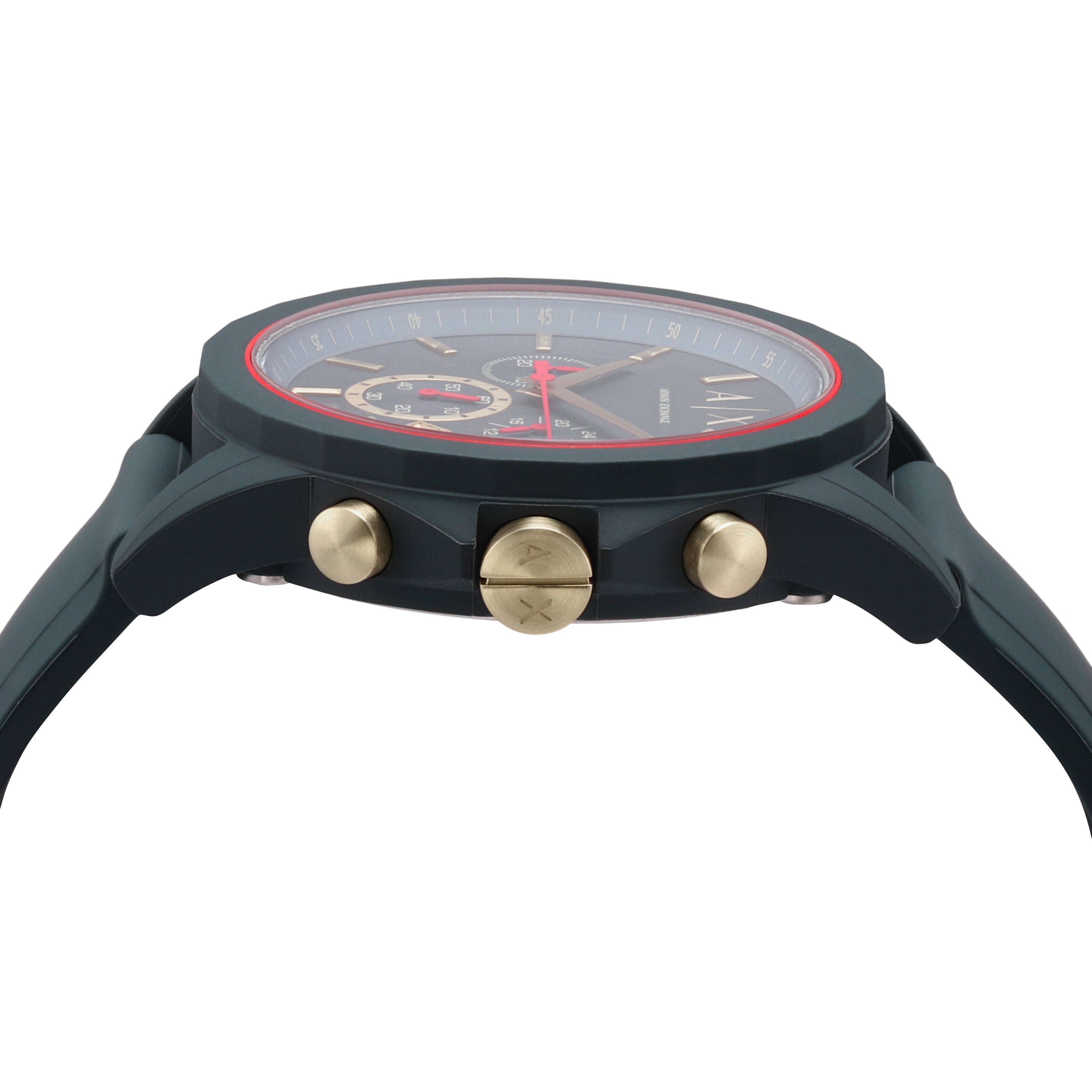 Armani Exchange Blue Silicone Chronograph Watch AX1335