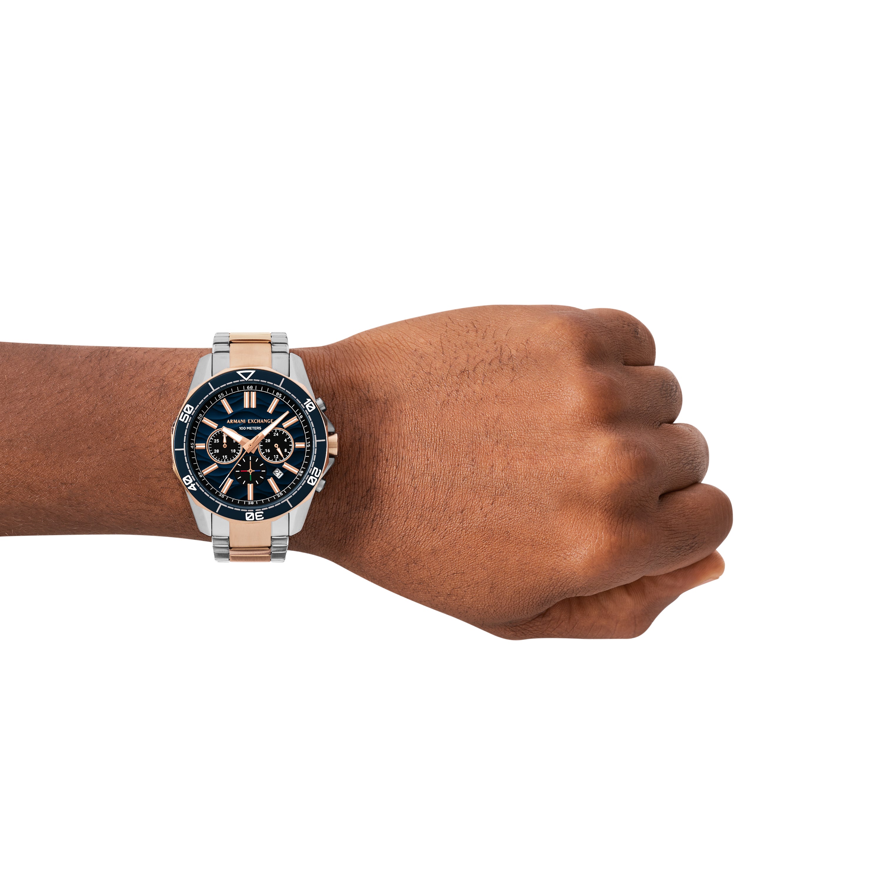 Armani Exchange Chronograph Two-Tone Stainless Steel Watch AX1965