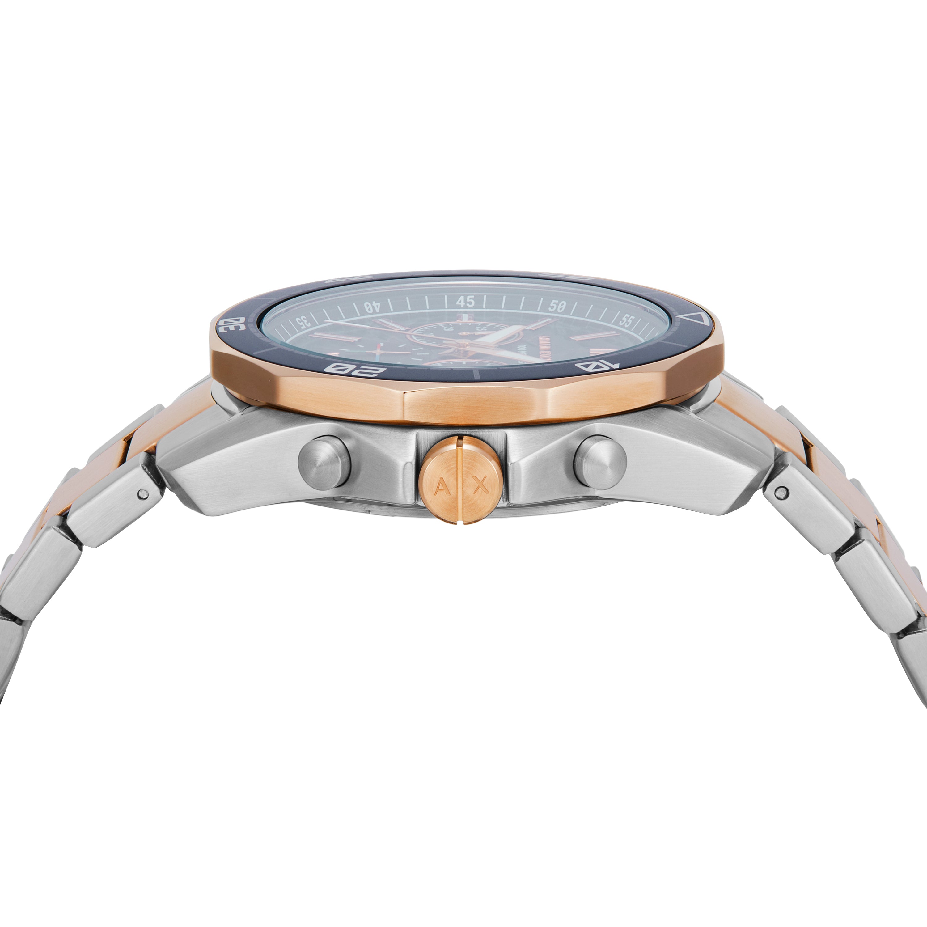 Armani Exchange Chronograph Two-Tone Stainless Steel Watch AX1965