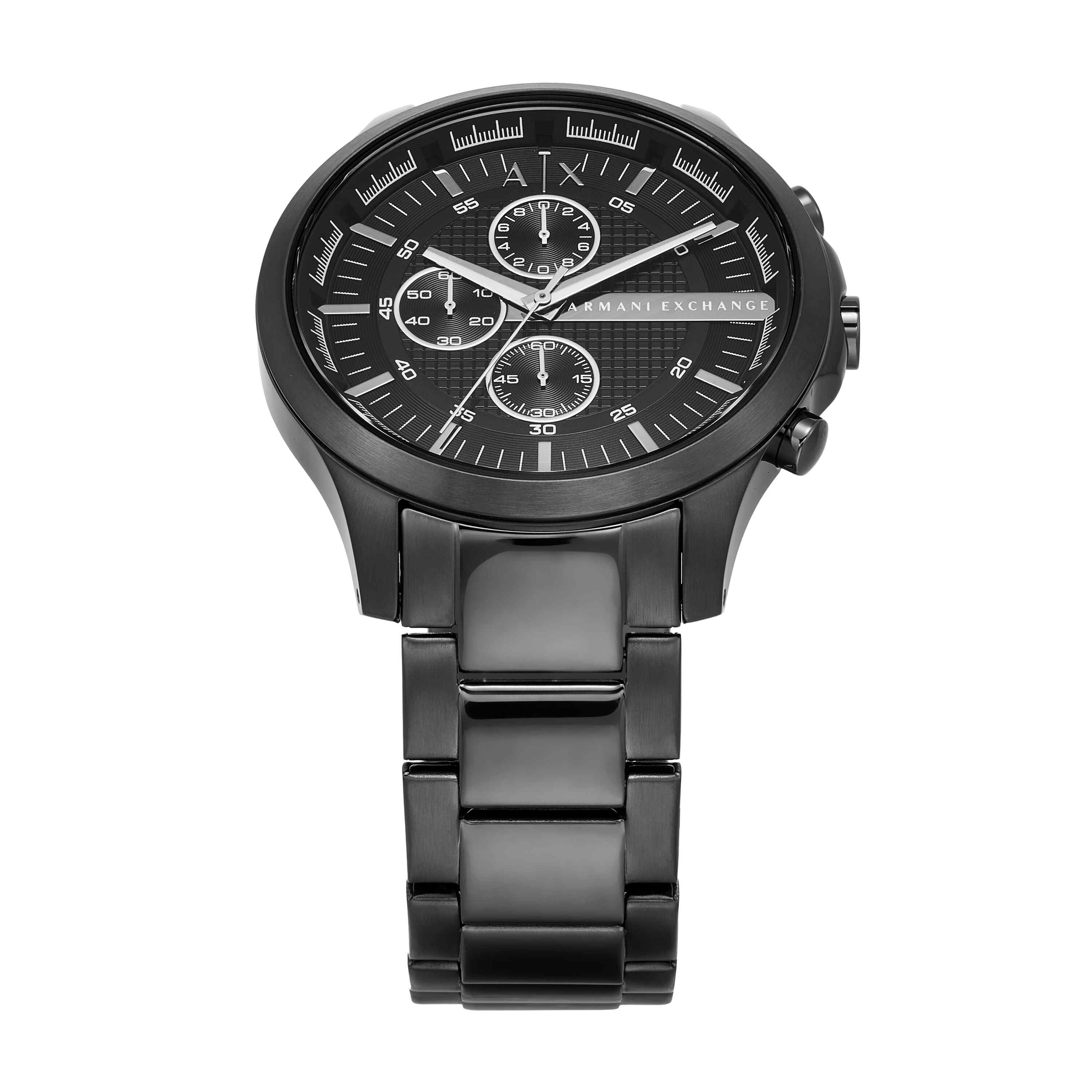 Armani Exchange Chronograph Gunmetal Stainless Steel Watch AX2454
