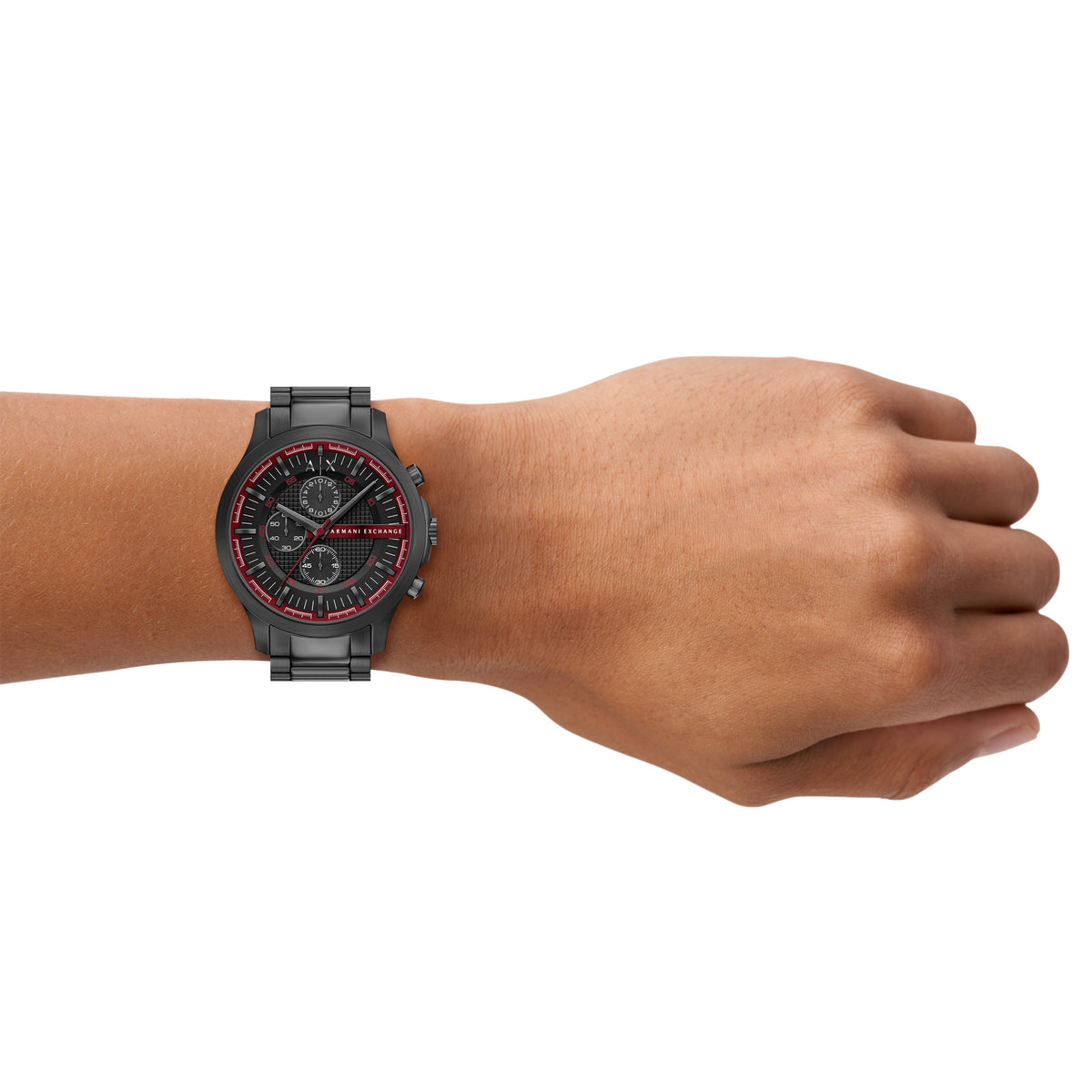 Armani Exchange Hampton Chronograph Gunmetal AX2471 on the wrist