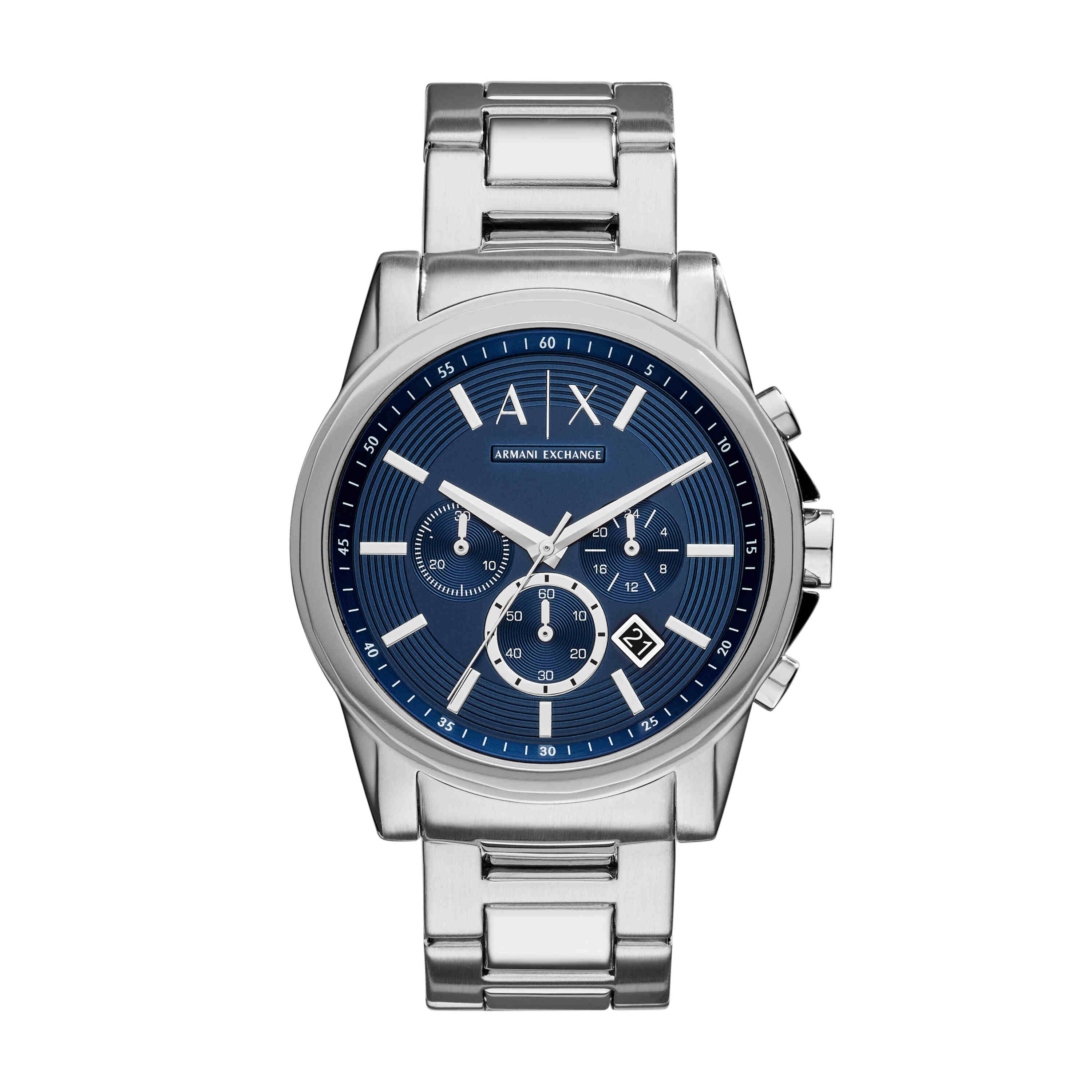Armani Exchange Chronograph Blue Dial Steel Bracelet AX2509