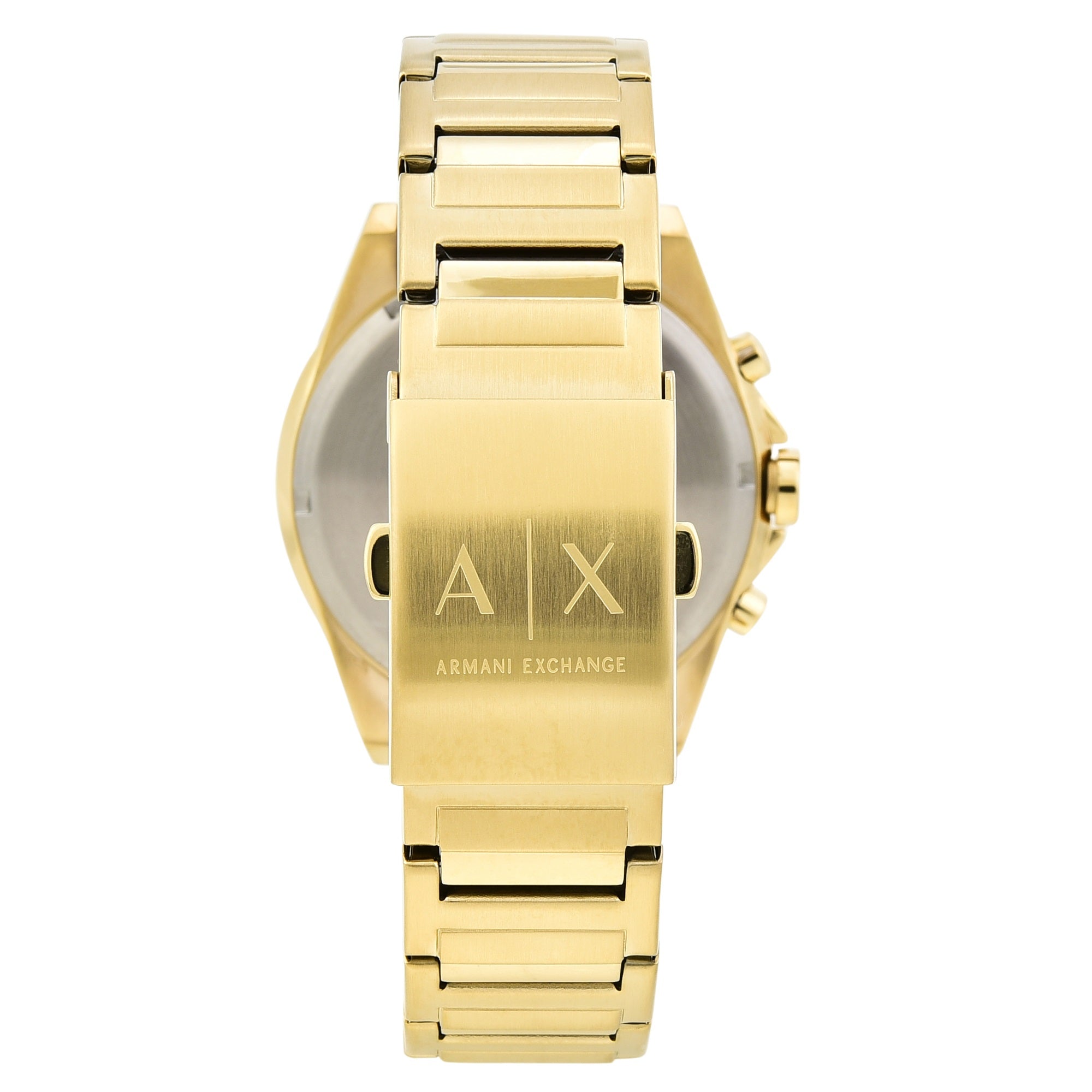 Armani Luxurious Gold Chronograph Black Dial Watch for Men AX2611