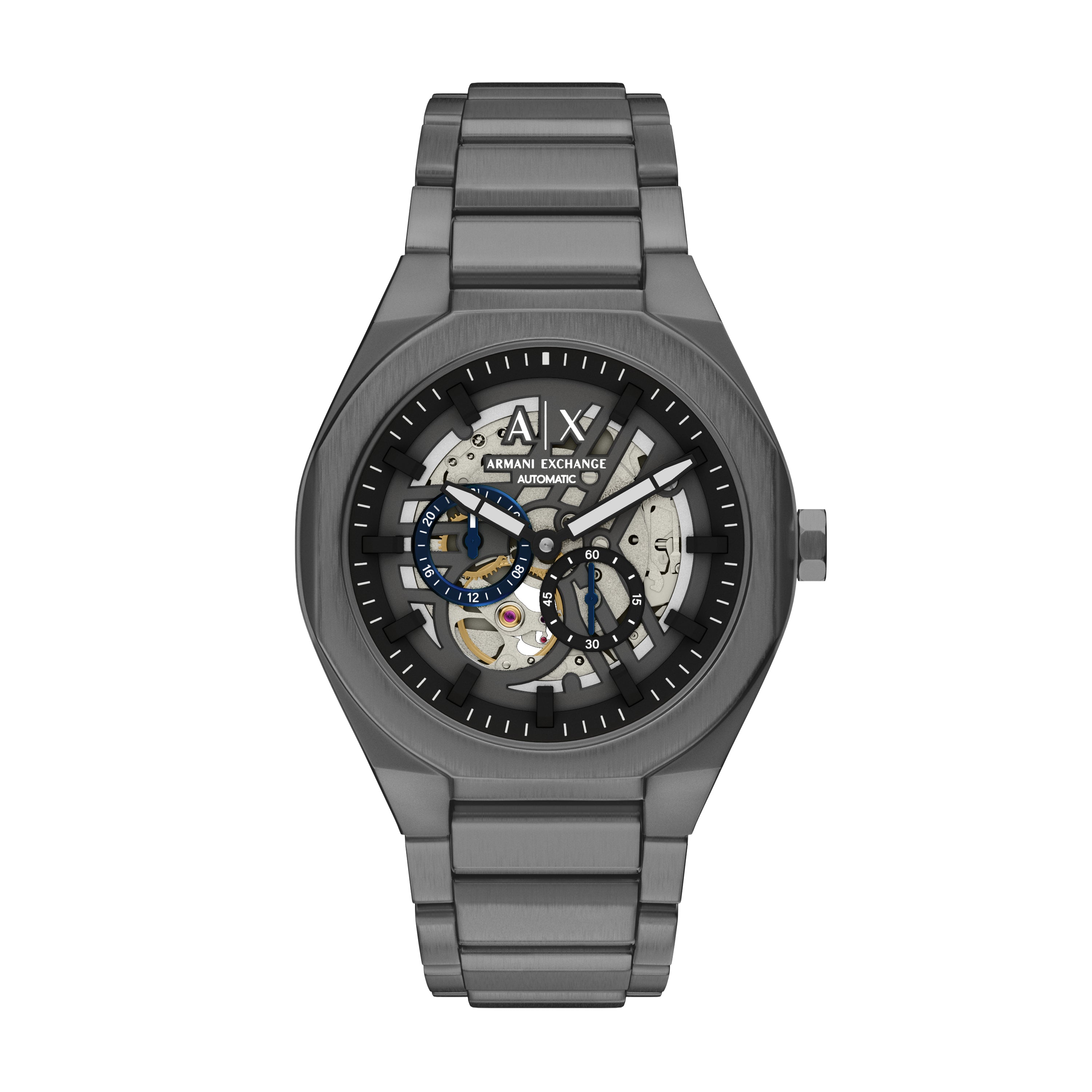 Armani Exchange Sync Automatic Gunmetal Watch AX4195