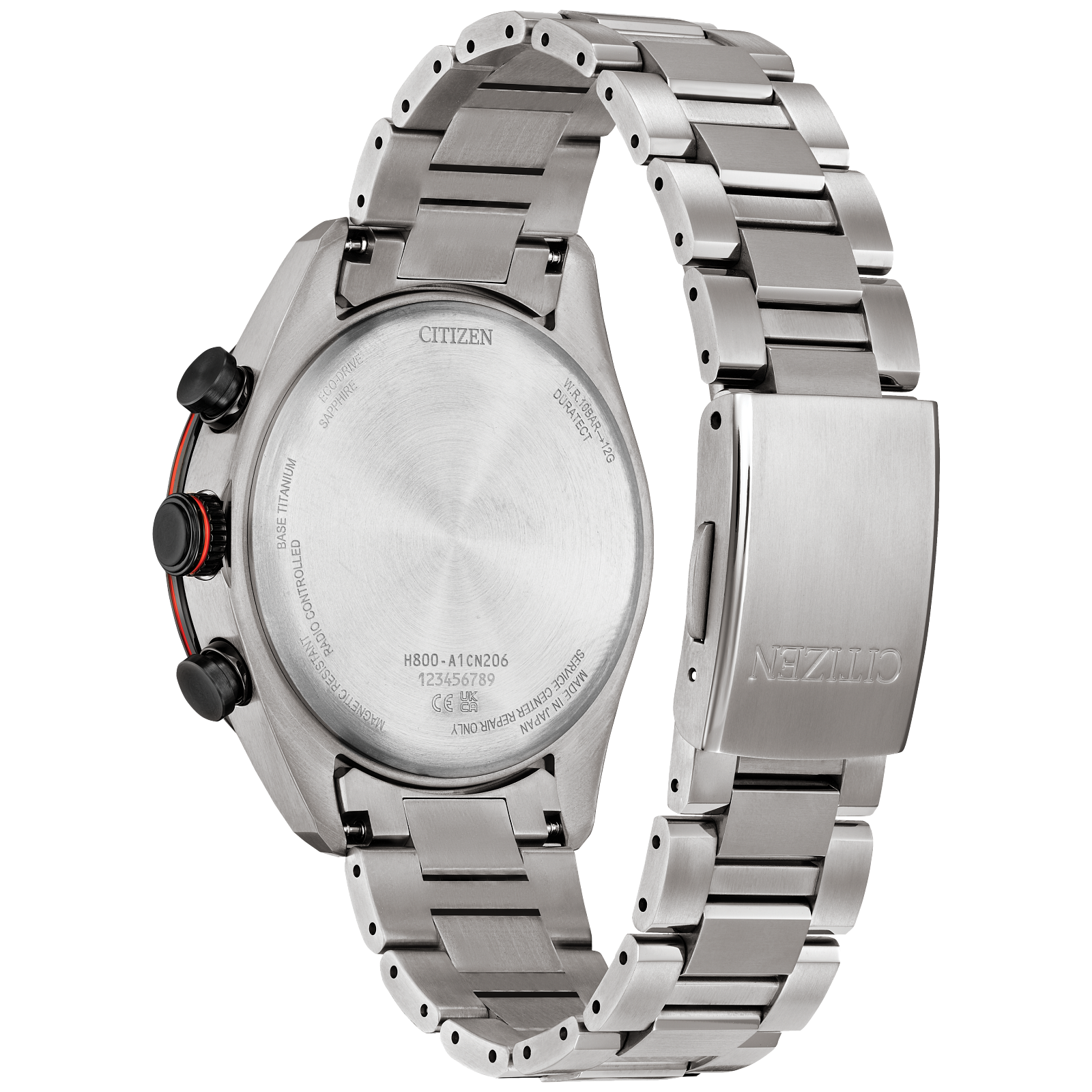 Citizen Attesa Radio Controlled Eco-Drive Titanium Watch AT8189-61E