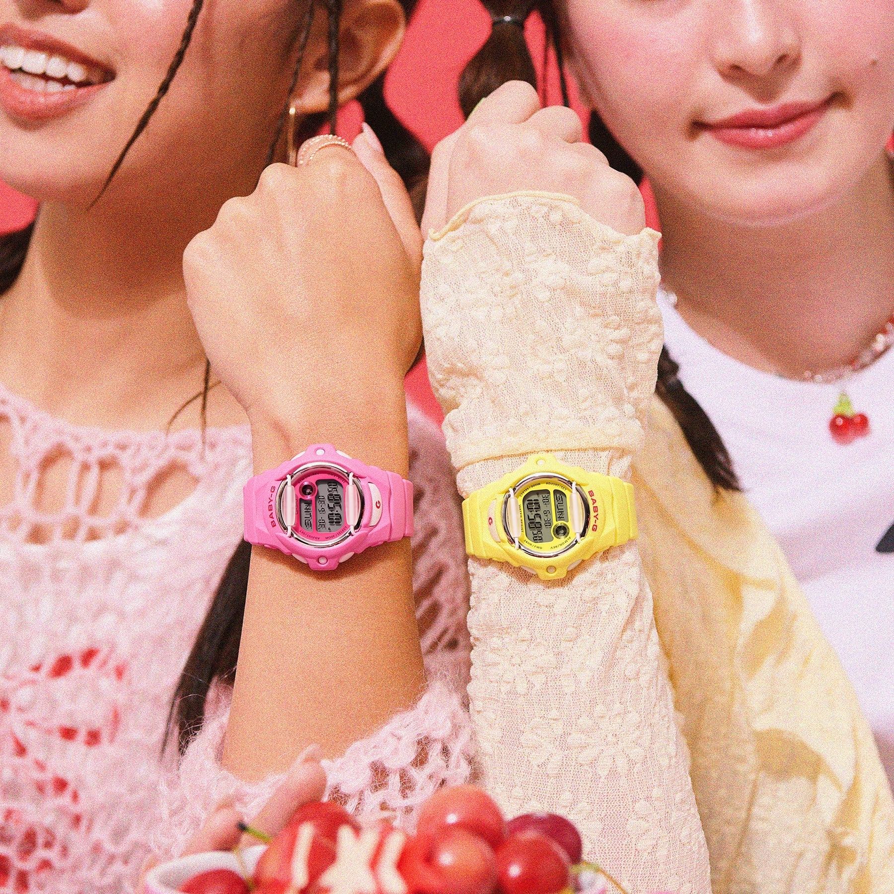 Baby-G BG-169 Series Yellow Dial Yellow Resin Band Watch BG169CH-9D