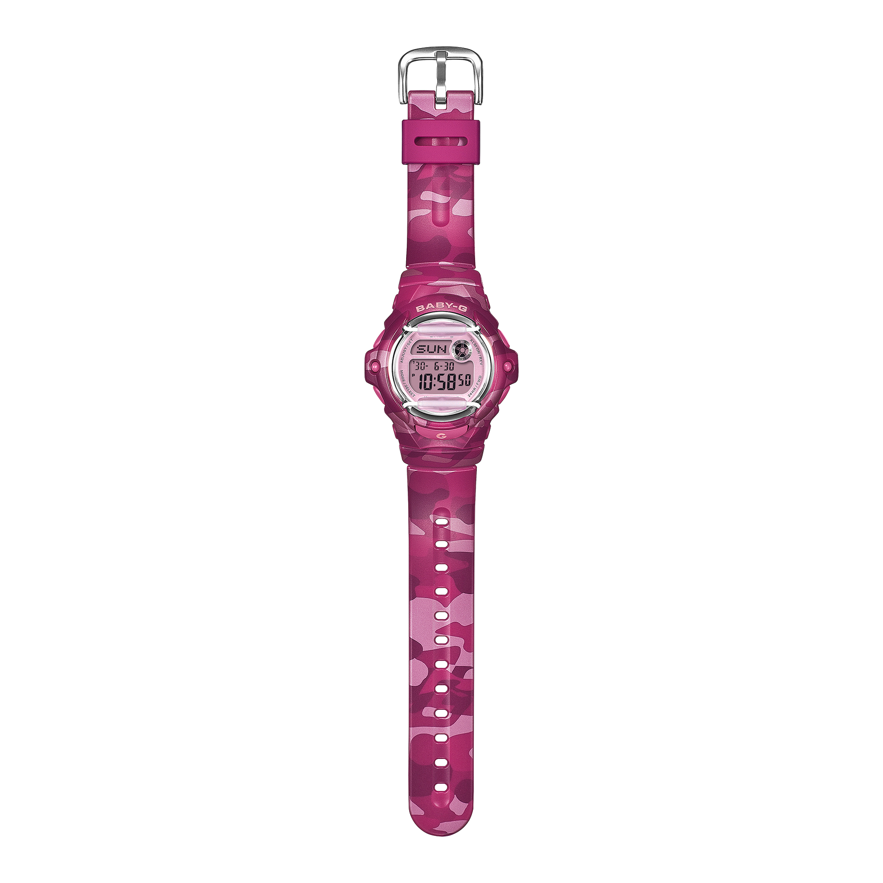 Baby-G Y2K Camo Pink Digital Resin BG169CM-4D