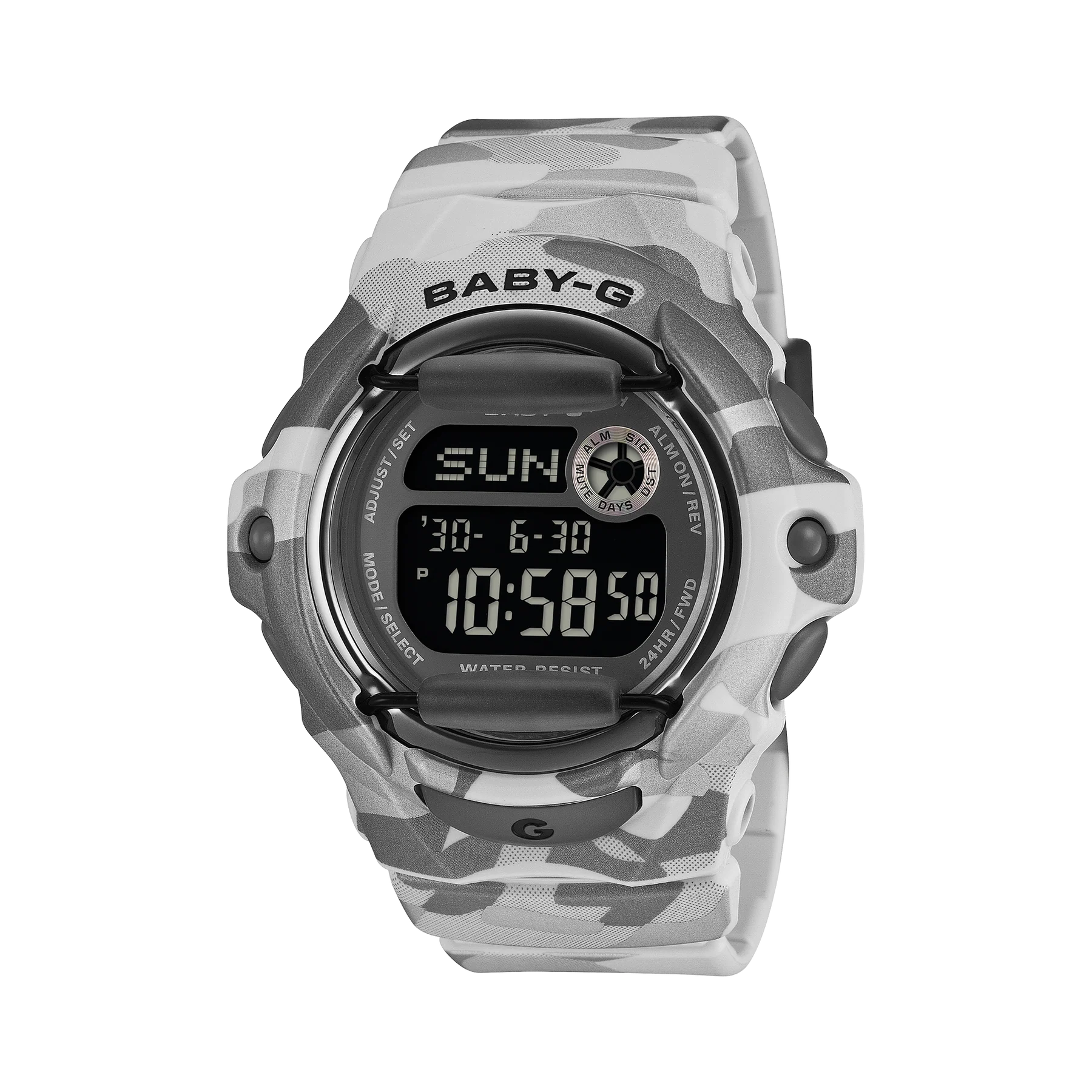 Baby-G Digital Watch Digi Camo Grey BG169CMB-8D