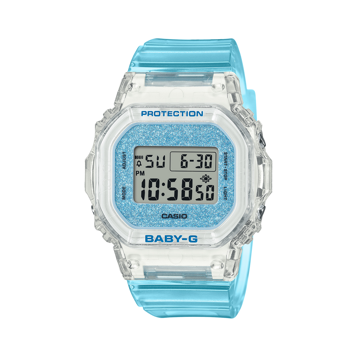 Baby-G Glitter Blue Band BGD565GC-2D | Watch Direct