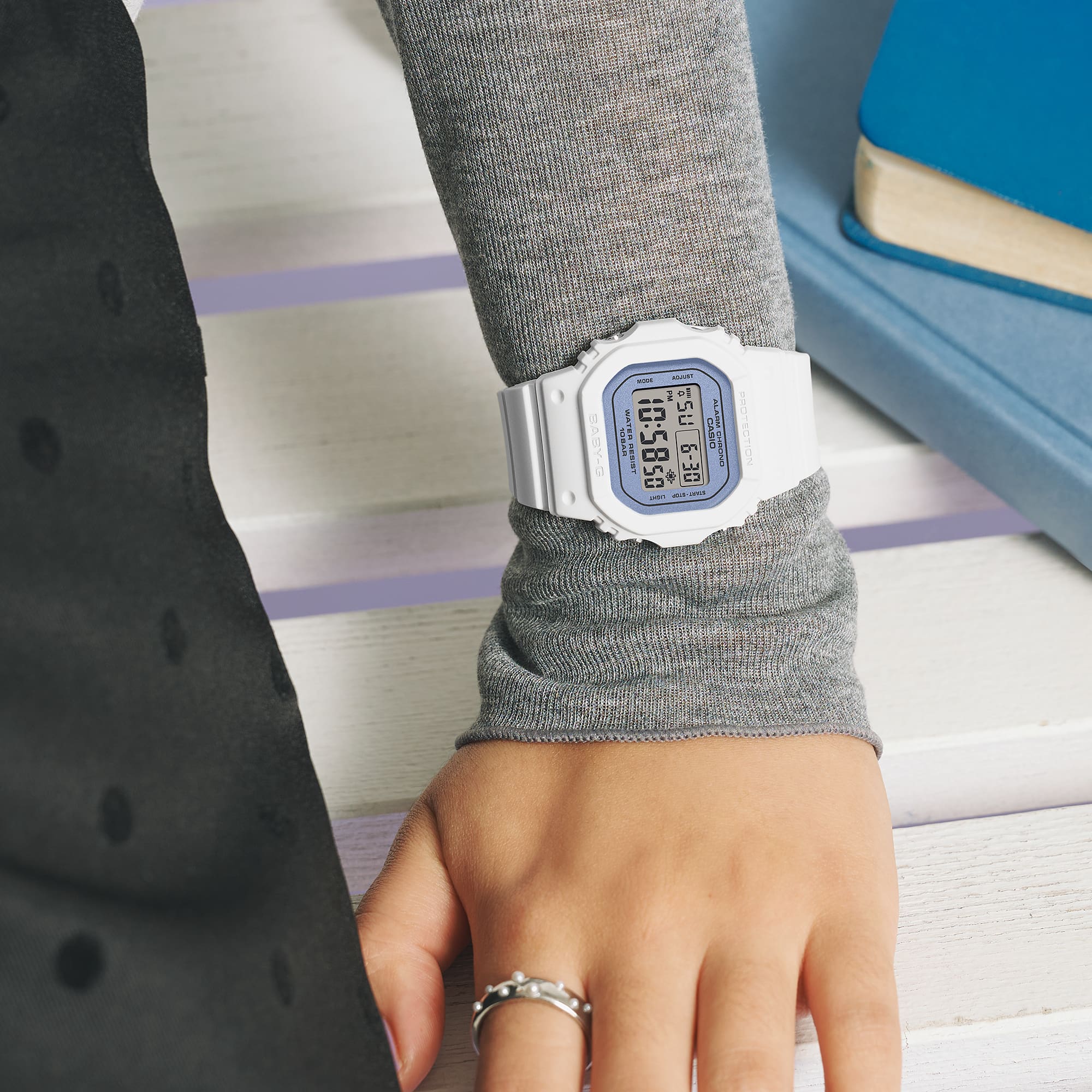Casio Baby-G BGD565SC-2B blue women's digital watch