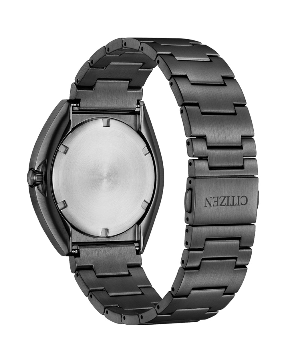 Citizen Eco-Drive Black Stainless Steel Watch Starry Sky Dial