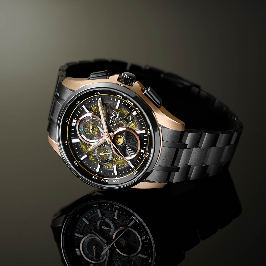 Citizen Attesa Eco-Drive Moon Phase BY1009-64Y