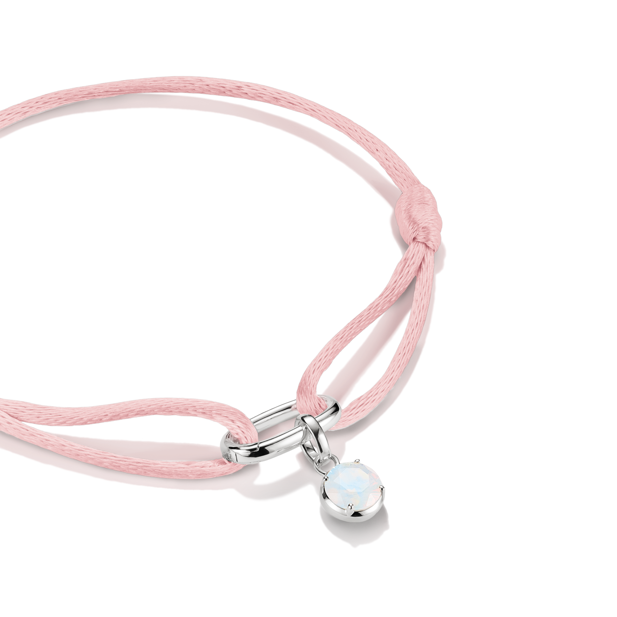 THOMAS SABO Connect Textile Bracelet Pink