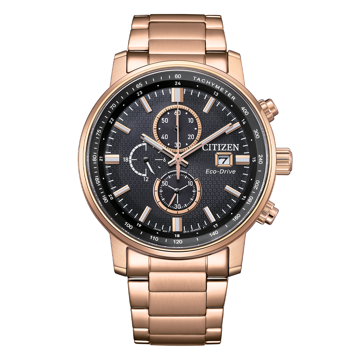 CITIZEN エコドライブ クロノグラフ ピンクゴールド Citizen Eco-Drive Chronograph Pink Gold CA0848-85E | Watch Direct