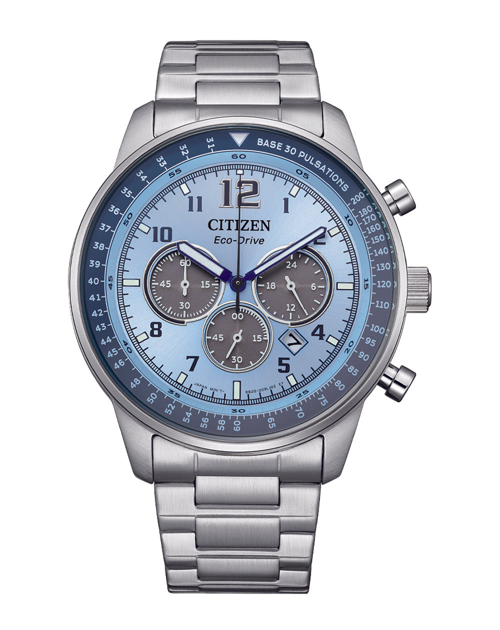 Blue Dial Stainless Citizen Watch Co Promaster Diver' Silver Tone