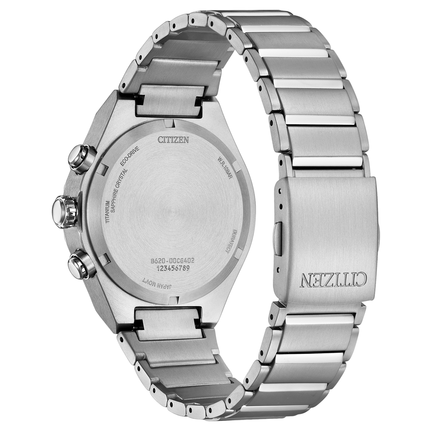 Citizen Super Titanium Zenshin Senkei Green Dial Stainless Steel Watch CA4691-59X