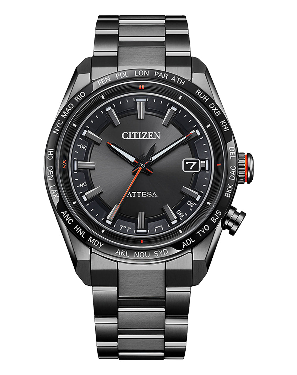 Citizen Attesa Radio Controlled Eco-Drive Super Titanium Watch CB0286-