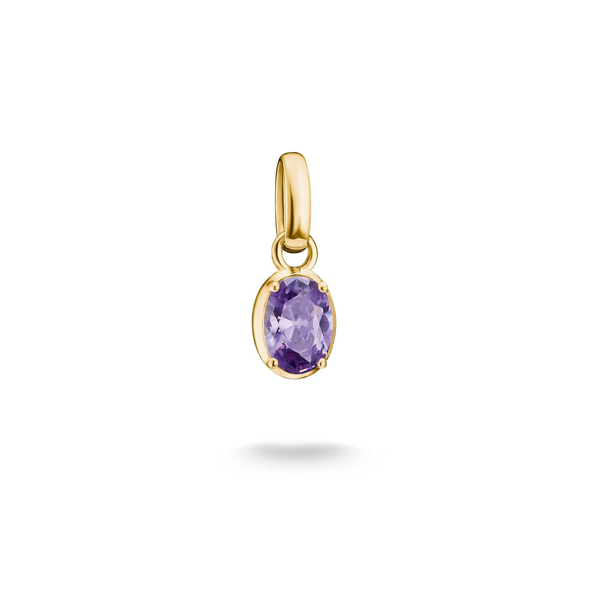 Thomas Sabo Gold-Plated February Birthstone Charm CCC1330MY CCC1330MY front packshot