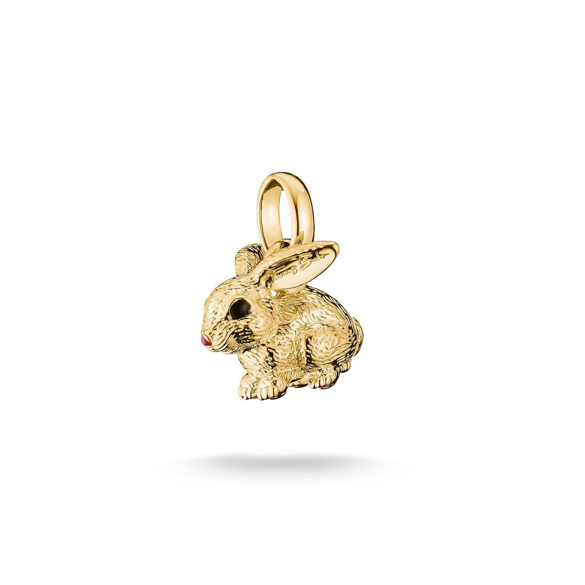 Thomas Sabo Gold-Plated Rabbit Charm with Enamel CCC1350MY CCC1350MY front packshot