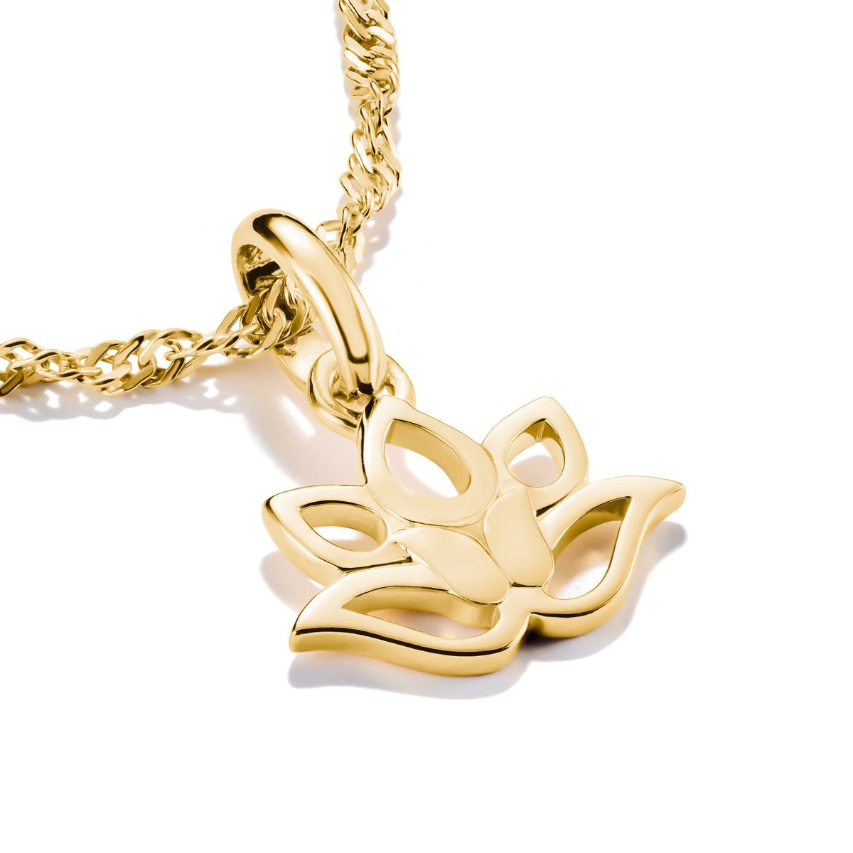 Thomas Sabo Gold-Plated Lotus Flower Charm CCC1363MY CCC1363MY view 3