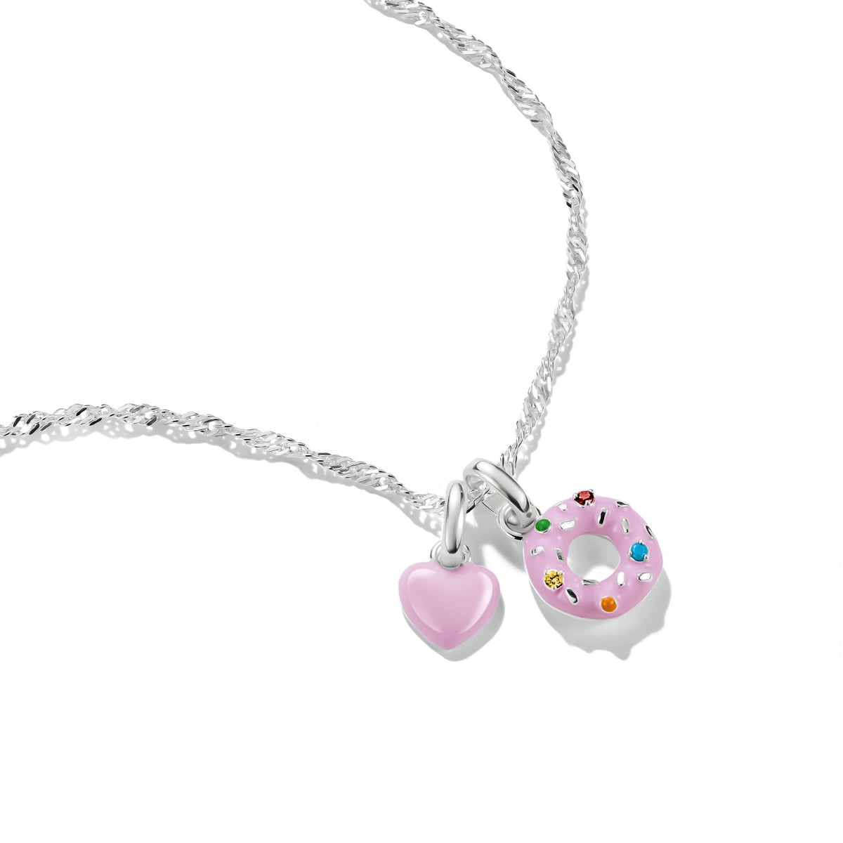 Thomas Sabo Silver-Plated Donut Charm with Colourful Stones CCC1367M CCC1367M view 4