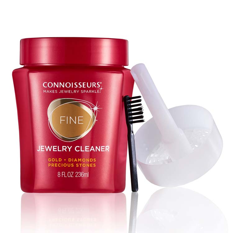 Connoisseurs Fine Jewellery Cleaner 250ml Dip Tray and Brush