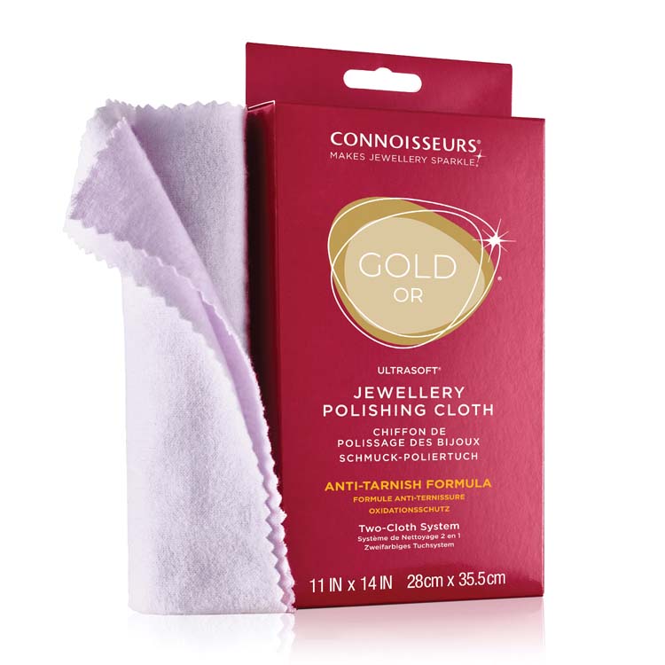 Connoisseurs UltraSoft Gold Jewellery Polishing Cloth
