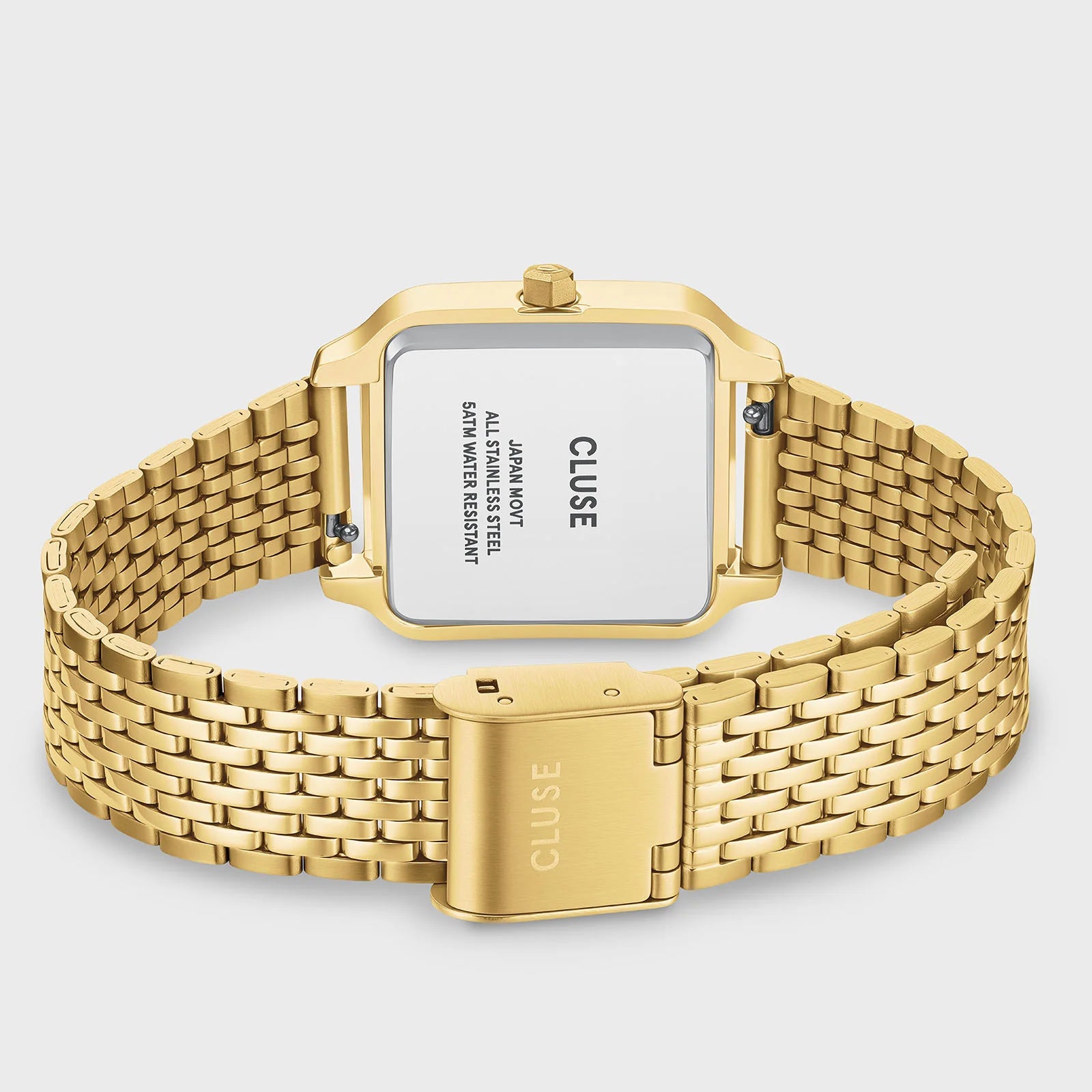 CLUSE Gracieuse Watch Stainless Steel Band Lace Textured Gold Colour Women's Watch CW11912