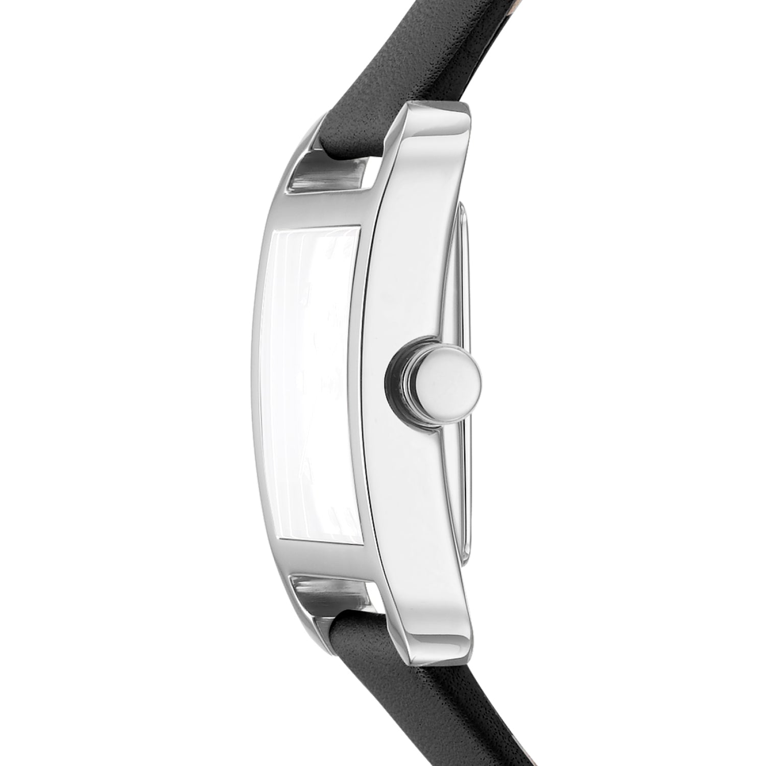 DKNY Iconic City Midi Silver Watch Stainless Steel Leather 27mm
