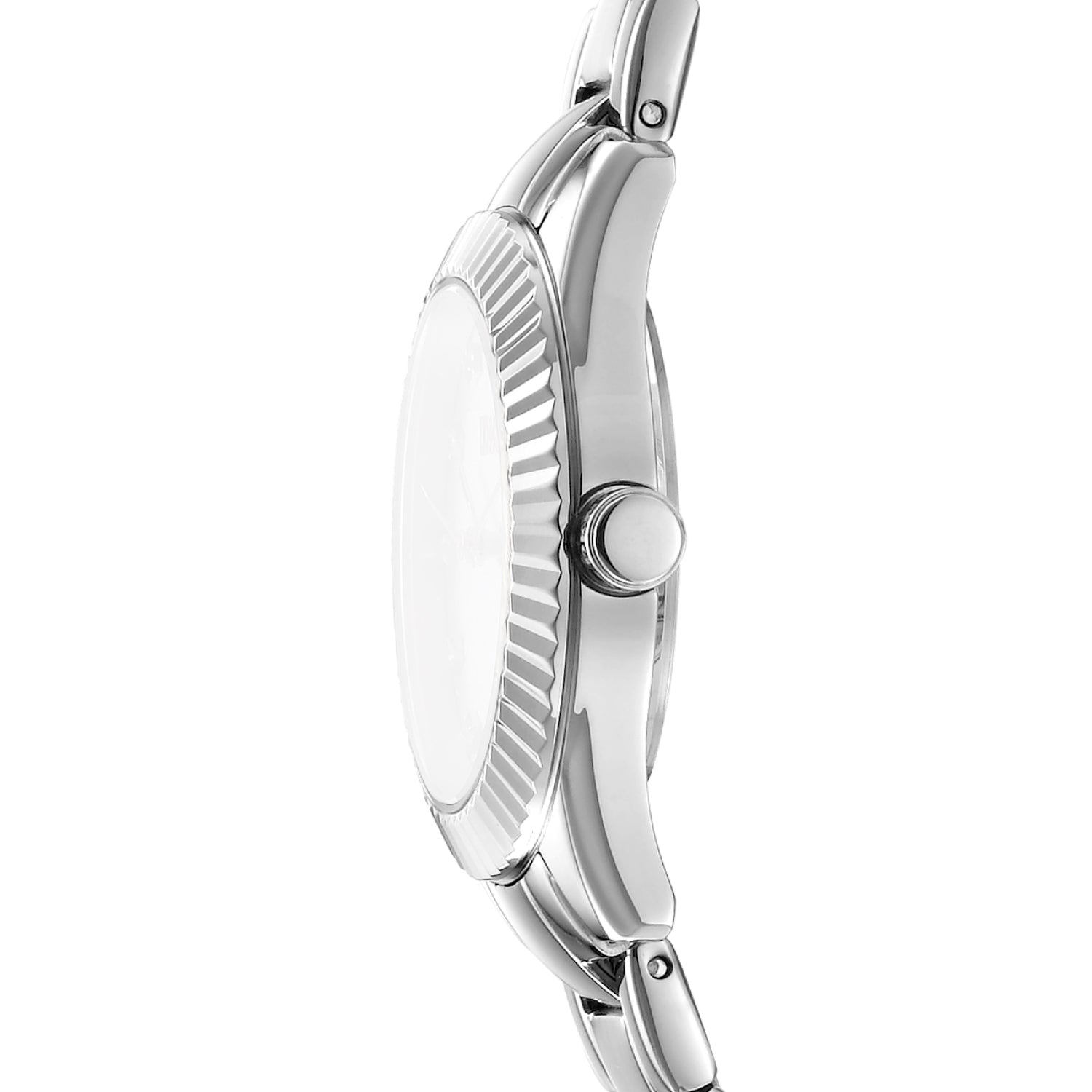 DKNY Chambers Glitz Silver 30mm Stainless Steel Womens Watch
